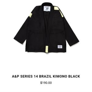 Albino and Preto Jiu-Jitsu Gi Top Only A1F